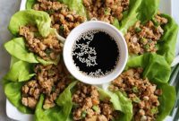 Savory Low Carb Chicken Lettuce Wraps