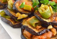 Tangy Garlic Eggplant