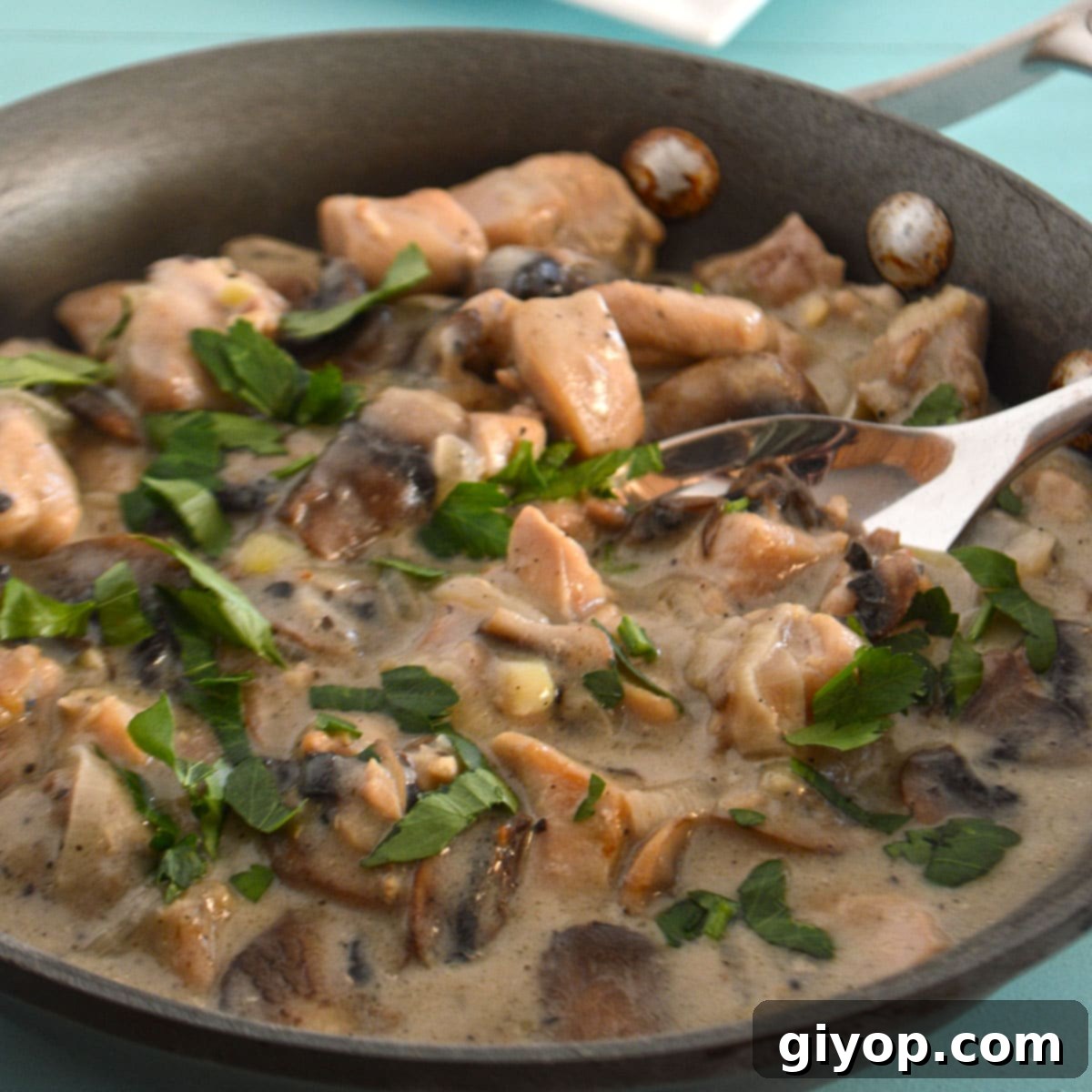 Creamy Mushroom Chicken 1 featured 2188