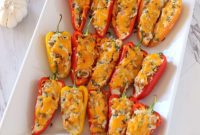 Savory Sausage Stuffed Mini Peppers