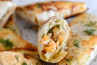 Crispy & Creamy Oven-Baked Shrimp Samosas