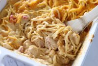 Zesty Chicken Spaghetti Bake