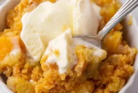 Effortless Peach Cobbler