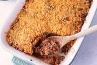 Hearty Ground Beef and Hashbrown Bake
