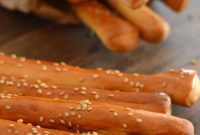 Crispy Sesame Breadsticks