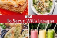 Perfect Pairings for Lasagna