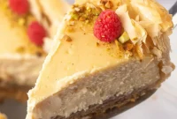 Baklava Swirl Cheesecake