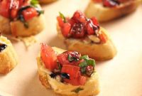 Sweet Balsamic Glazed Bruschetta