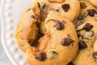 Decadent Caramel Chocolate Chip Cookies