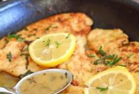 Flavorful Chicken Francese No Wine Required
