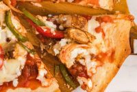 Sizzling Fajita Chicken Pizza