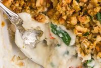 Hearty Chicken Stuffing Casserole