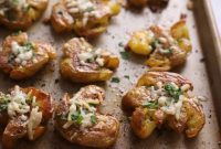 Crispy Parmesan Smashed Potatoes