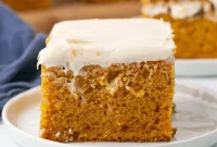 Spiced Pumpkin Bars with Cream Cheese Frosting