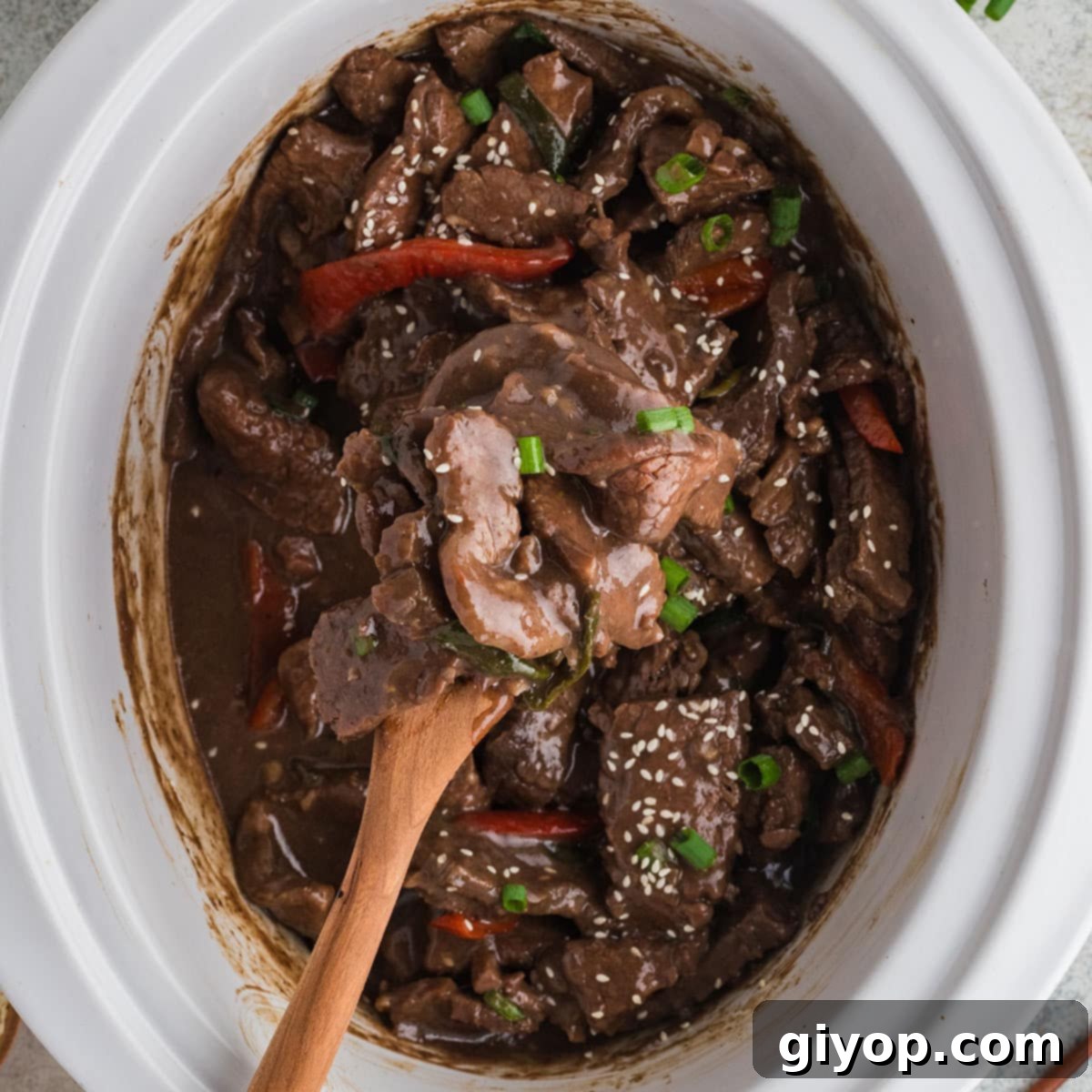 Tender Slow Cooker Mongolian Beef 1 featured 49700