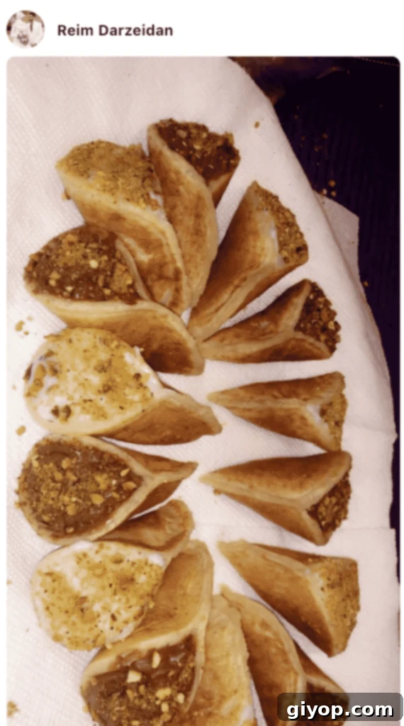 A vibrant display of fan-created Qatayef, emphasizing the rich colors and textures.