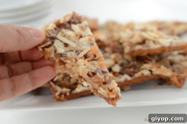 A close-up shot of a plate of Caramel Heavenlies, highlighting their irresistible texture