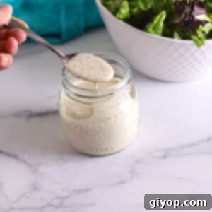 Lemon Herb Tahini Recipe Card Image