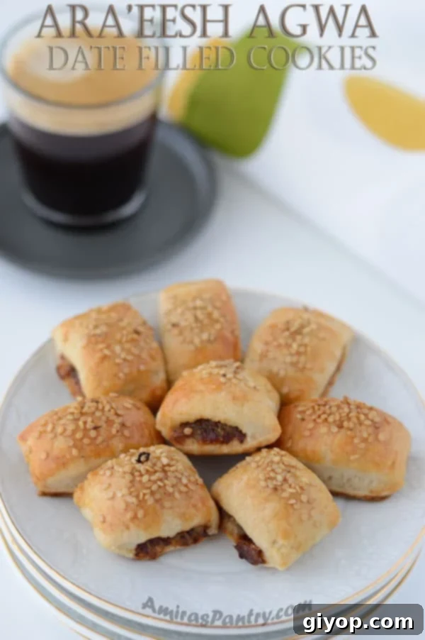 A plate of food and a cup of coffee, with Cookie and Date Filled