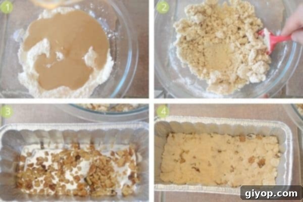 Steps for making tahini halva