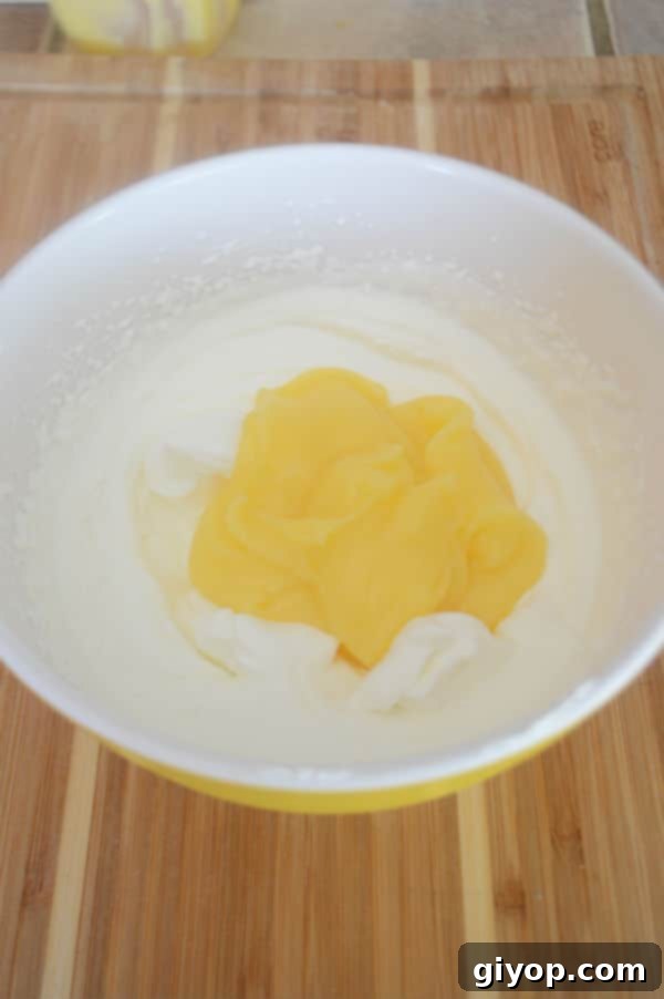 A bowl with mixture on a wooden table