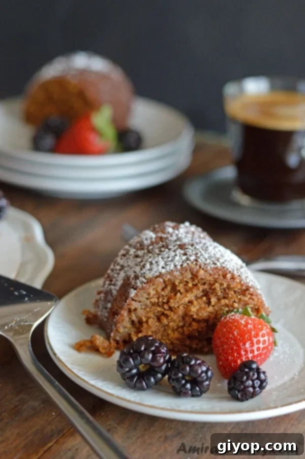Caramelized Milk Powder Cake 9 A plate of food with a slice of cake on a table, with Powdered milk