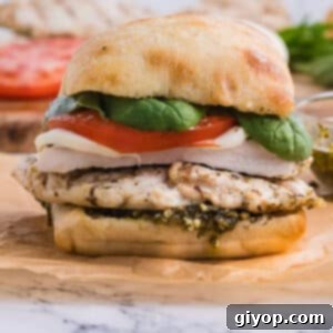 Sun-Kissed Caprese Chicken Sandwich 4 Chicken Caprese Sandwich