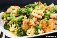 Savory Sesame Shrimp and Broccoli