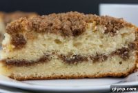 Golden Cinnamon Streusel Cake