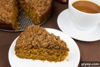Spiced Pumpkin Streusel Coffee Cake