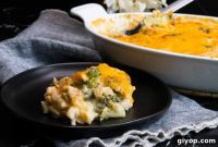 Creamy Cheesy Broccoli Rice Bake