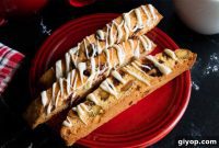 Gourmet White Chocolate Cranberry Pistachio Biscotti