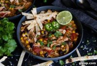 Comforting Stovetop Chicken Tortilla Soup