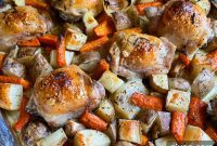 Easy Sheet Pan Chicken and Veggie Dinner