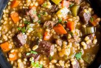 Old World Beef and Barley Stew
