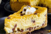 Effortless Mascarpone Ricotta Cannoli Cheesecake