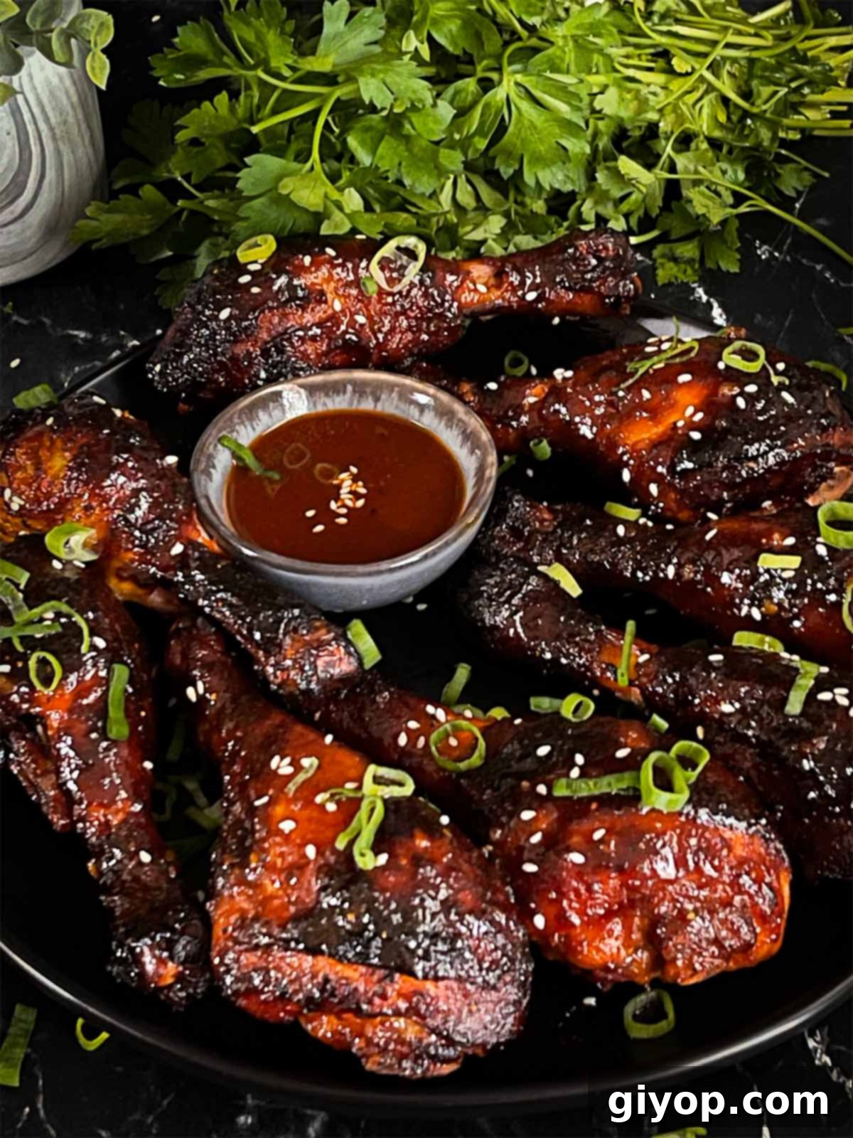 Smoky Gochujang Fire Chicken Legs 1 featured 48678