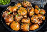 Golden Garlic Butter Mushrooms