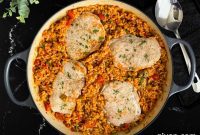 Zesty Spanish Pork and Rice Skillet