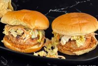 Zesty Carolina Grilled Chicken Burgers