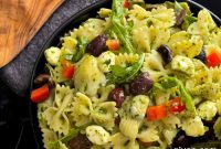 Zesty Mediterranean Pasta with Garden Herb Dressing