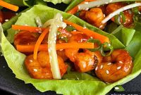 Fiery Gochujang Shrimp Lettuce Cups
