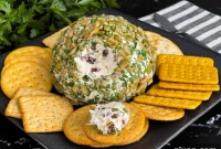 Mediterranean Olive Cheese Ball