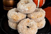 Harvest Pumpkin Spice Doughnuts