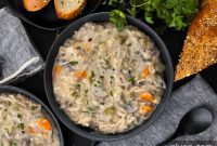 Soul-Warming Slow Cooker Chicken and Wild Rice Soup
