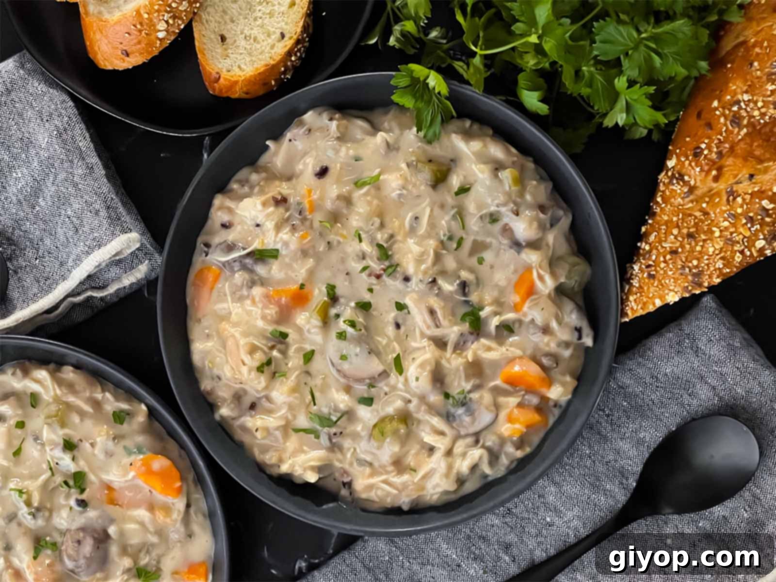 Soul-Warming Slow Cooker Chicken and Wild Rice Soup 1 featured 54317