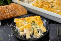 Creamy Chicken Alfredo Bake