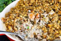 Homestyle Chicken & Stuffing Bake