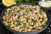Bright Lemon White Bean Salad