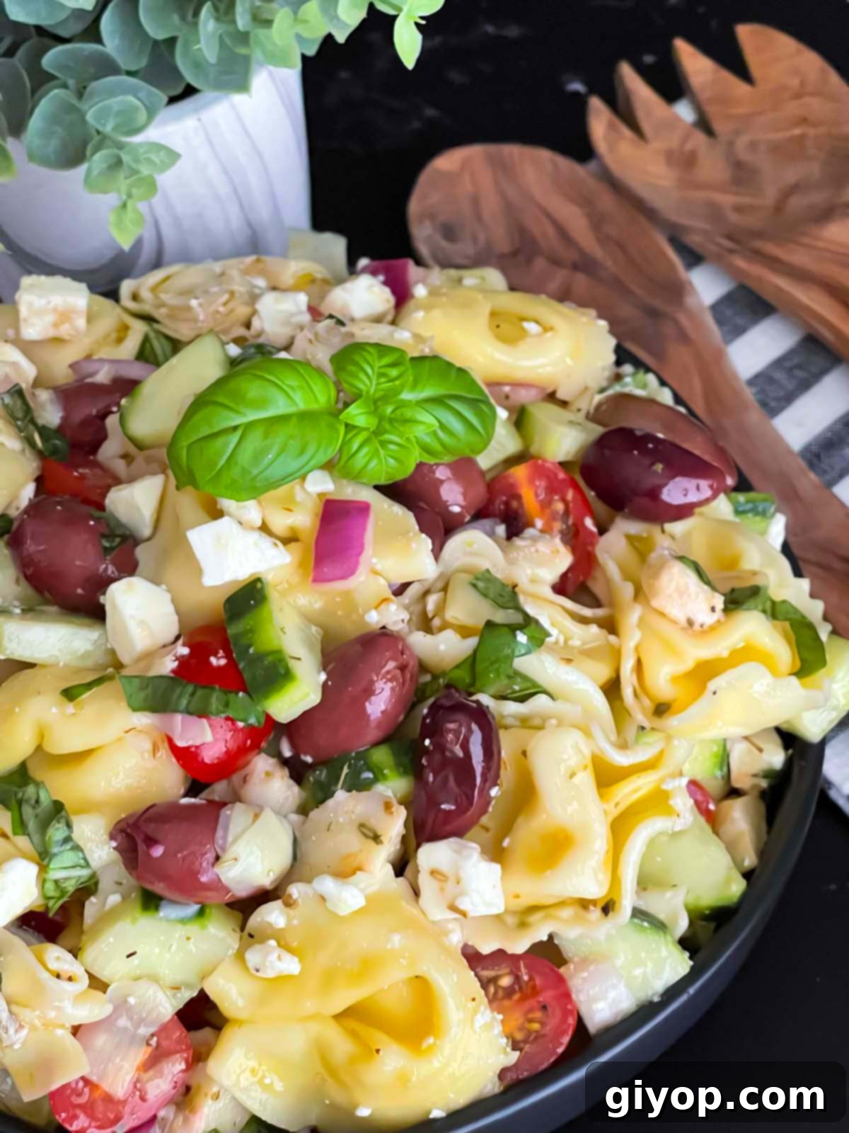 Zesty Greek Tortellini Pasta Salad 1 featured 57194